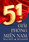 HƯỚNG TỚI CHÀO MỪNG KỶ NIỆM 51 NĂM NGÀY GIẢI PHÓNG MIỀN NAM, THỐNG NHẤT ĐẤT NƯỚC ( 30/4/1975 – 30/4/2026) VÀ 72 NĂM, NGÀY GIẢI PHÓNG ĐIỆN BIÊN  (7/5/1954 – 7/5/2026)