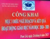 Kế hoạch và kết quả hoạt động giáo dục phổ thông