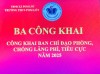 BAN CHỈ ĐẠO PHÒNG, CHỐNG LÃNG PHÍ, TIÊU CỰC NĂM 2025