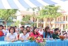 Thường trực Đảng uỷ và đại diện các ban ngành đoàn thể xã đến dự và chia vui cùng nhà trường